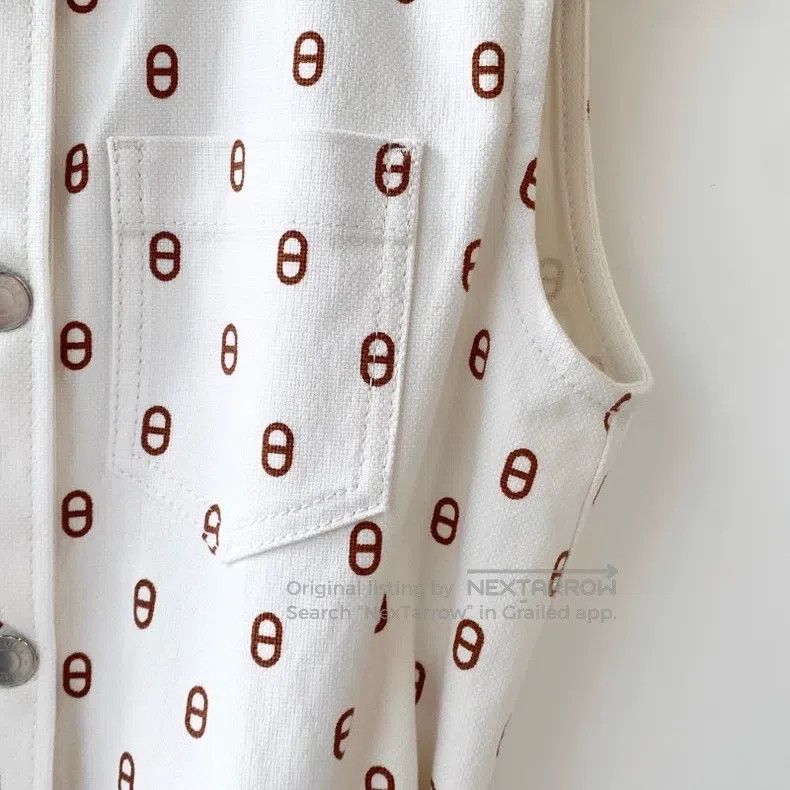 Hermes Hermes Printed Pig Nose Logo Dress Size XS / US 0-2 / IT 36-38 - 3 Thumbnail