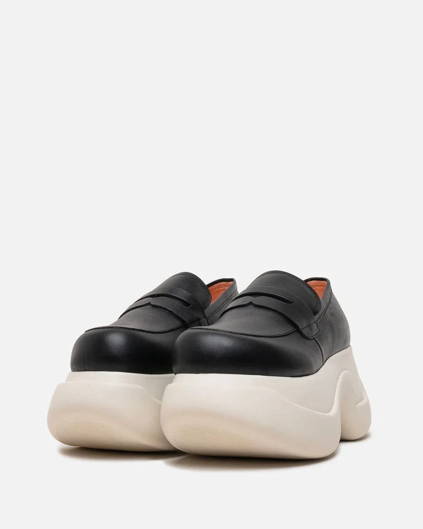 Marni o1w1db11125 Leather Mocassin Loafers in Black Size US 8 / IT 38 - 4 Thumbnail