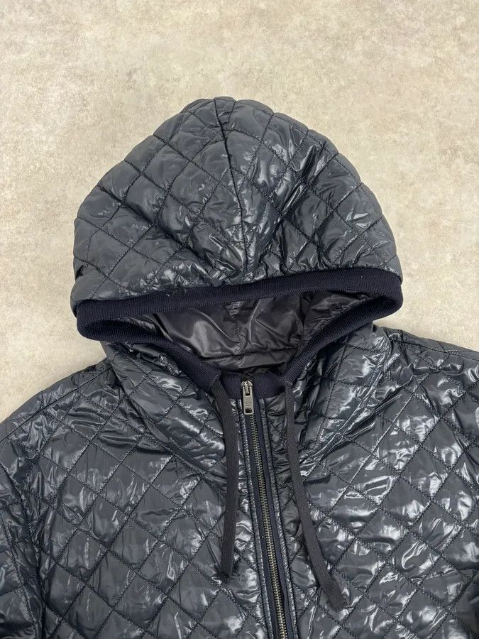 Prada Prada Navy Hooded Quilted Minimalist Puffer Jacket Size US M / EU 48-50 / 2 - 4 Thumbnail
