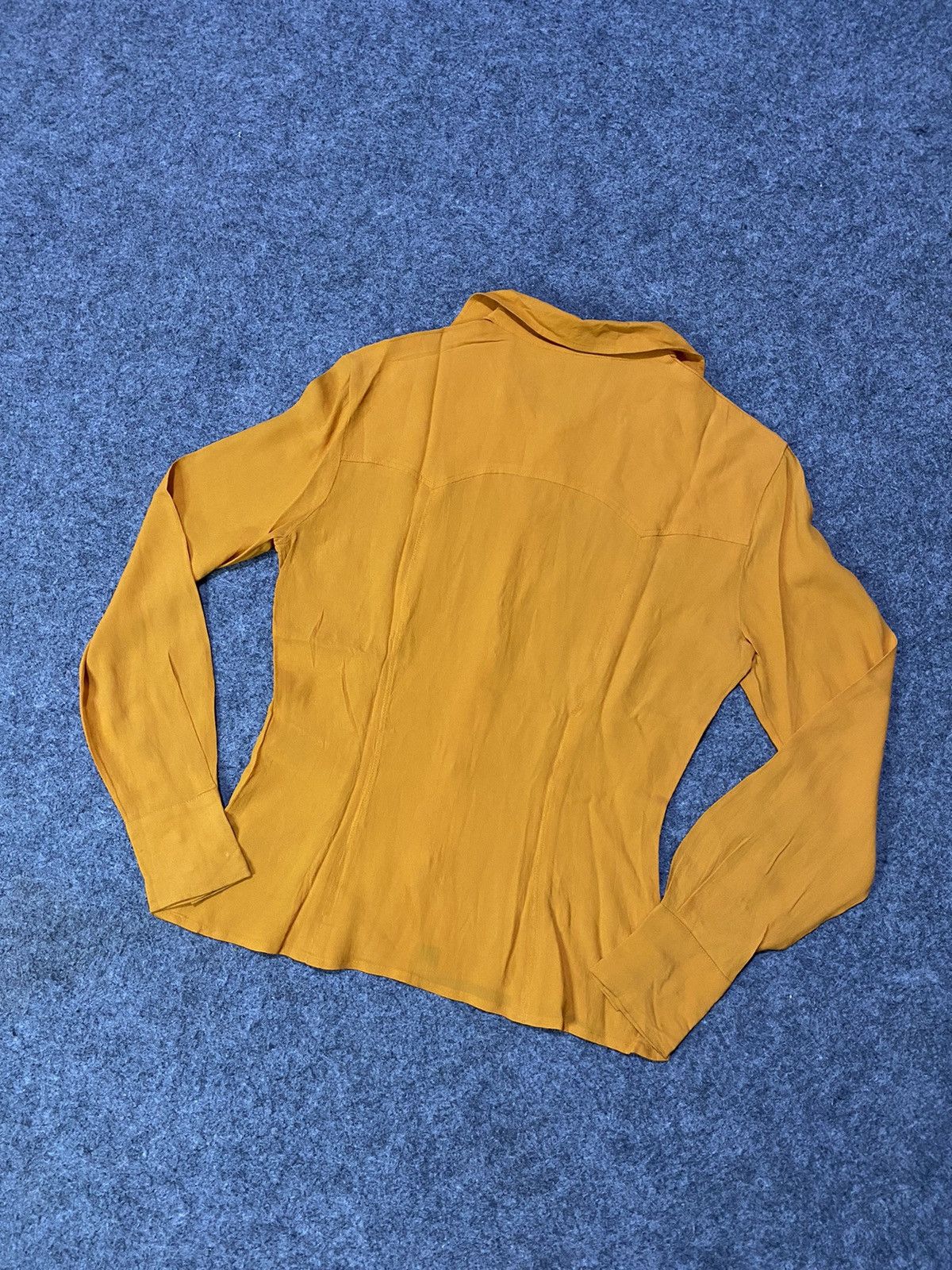 Versace 90s Vintage Versus Gianni Versace Silk Shirt Size XS / US 0-2 / IT 36-38 - 12 Thumbnail