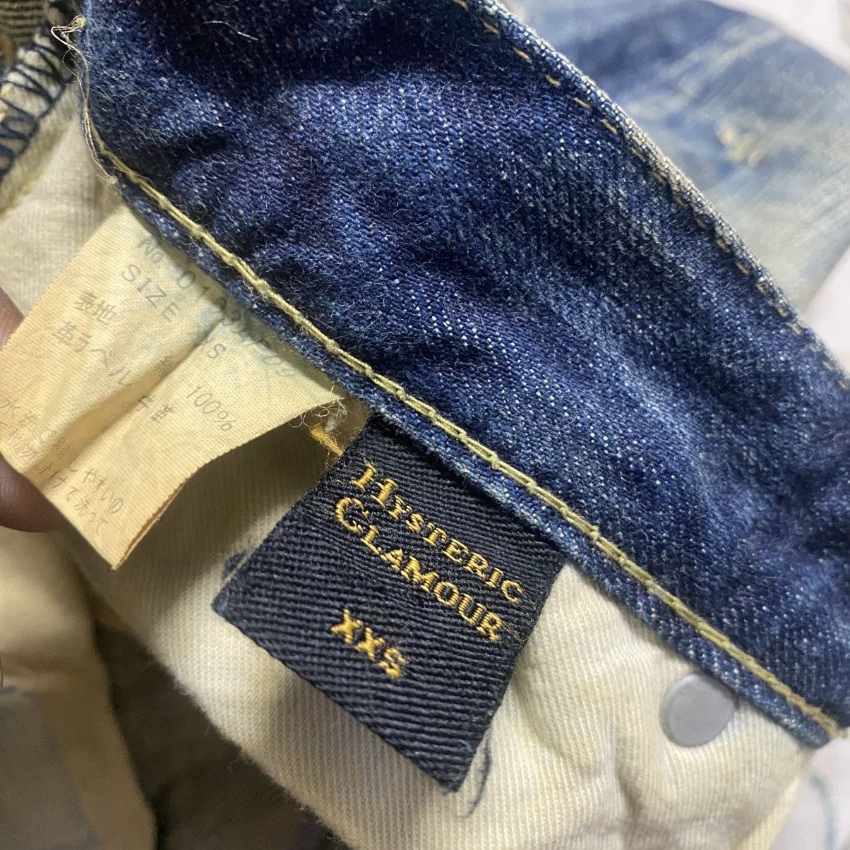 Hysteric Glamour Hysteric Glamour Rusty Distressed Denim Jeans Studded Size US 26 / EU 42 - 20 Thumbnail