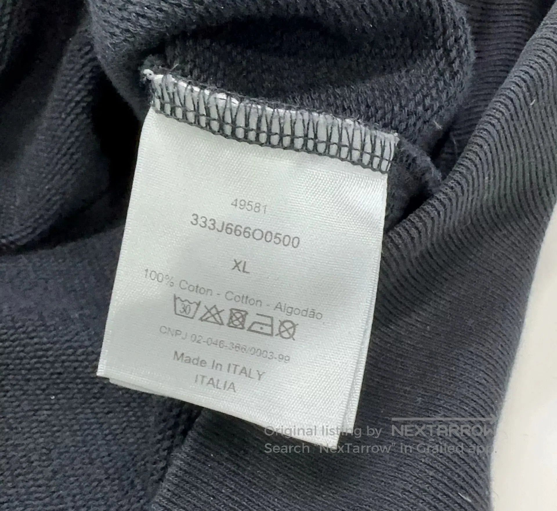 Dior dior black embroidered crew neck sweatshirt. Size US XL / EU 56 / 4 - 4 Thumbnail