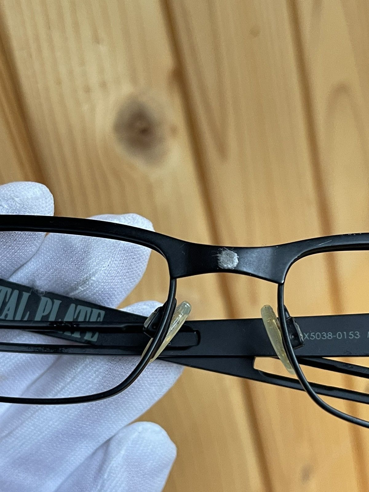 Oakley × Vintage Oakley Metal Plate OX5038-0153 Matte Black glasses Size ONE SIZE - 5 Thumbnail