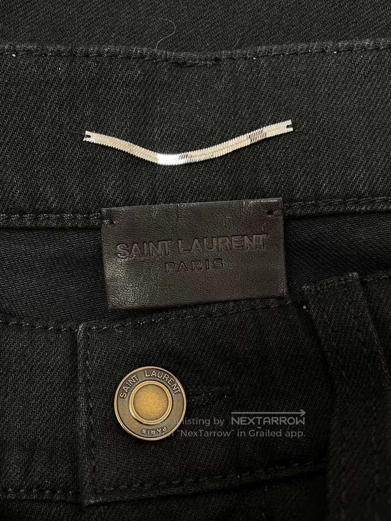 Saint Laurent Paris Saint Laurent Paris Classic Basic Denim Jeans Size US 31 - 3 Thumbnail