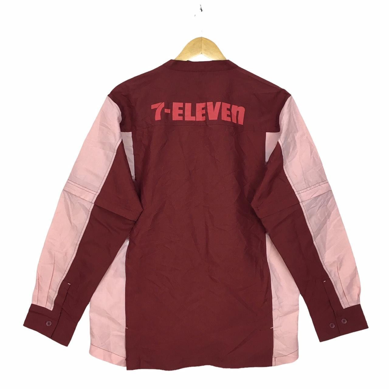 Vintage Vtg 7 ELEVEN Zip Up Shirt Workwear Uniform Size US L / EU 52-54 / 3 - 3 Thumbnail