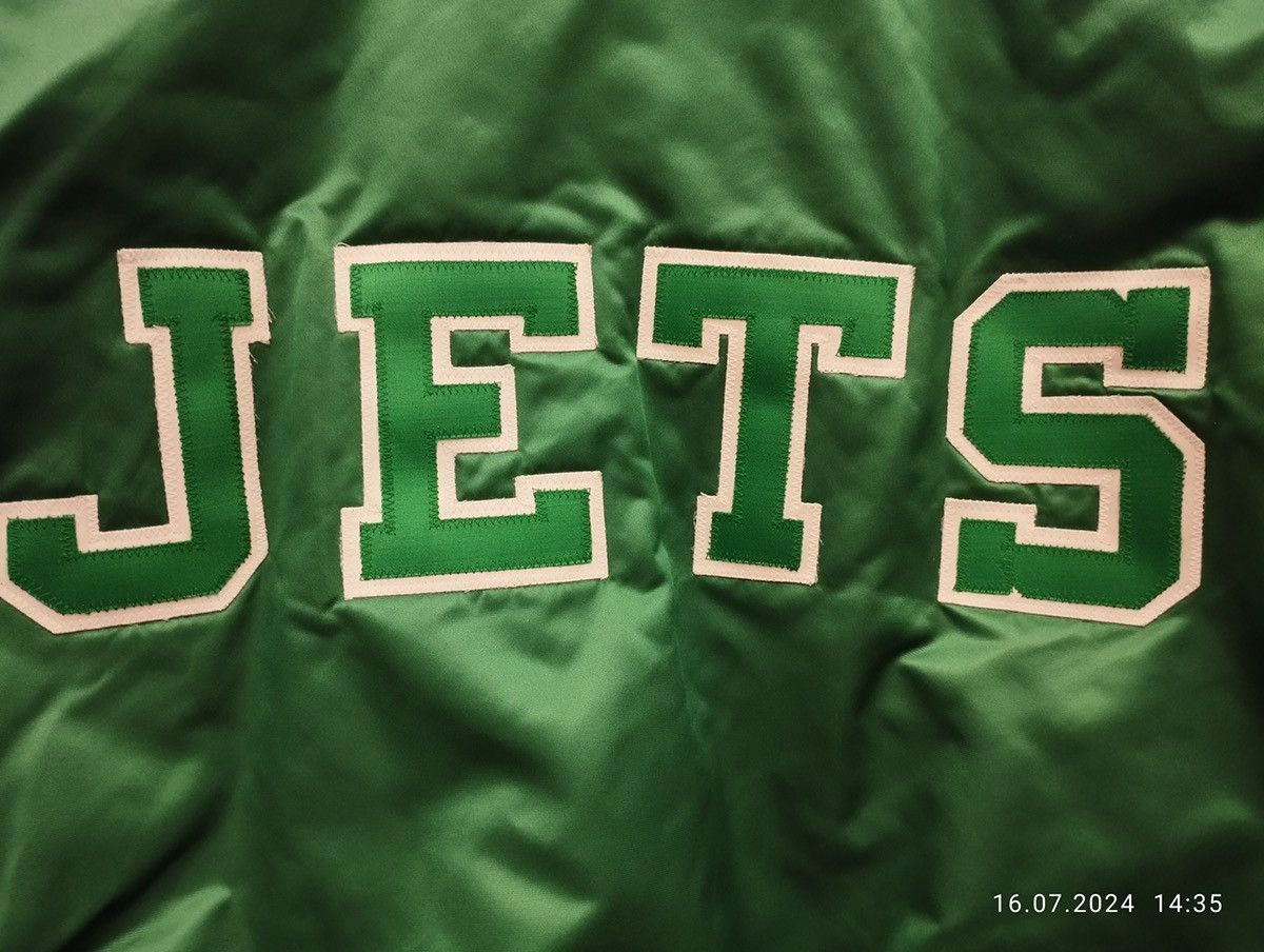 Chalk Line × Vintage Vintage New York Jets Chalk Line Jacket Satin Snap Button Size US XXL / EU 58 / 5 - 2 Thumbnail