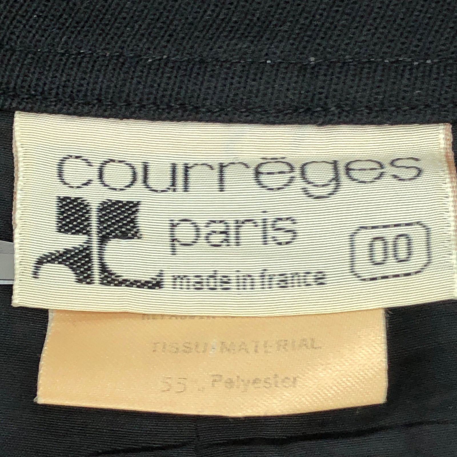 Courreges Courreges Size 00 Skirt Vintage 1960s Polyester Wool POCKETS Size 24" / US 00 / IT 34 - 14 Thumbnail