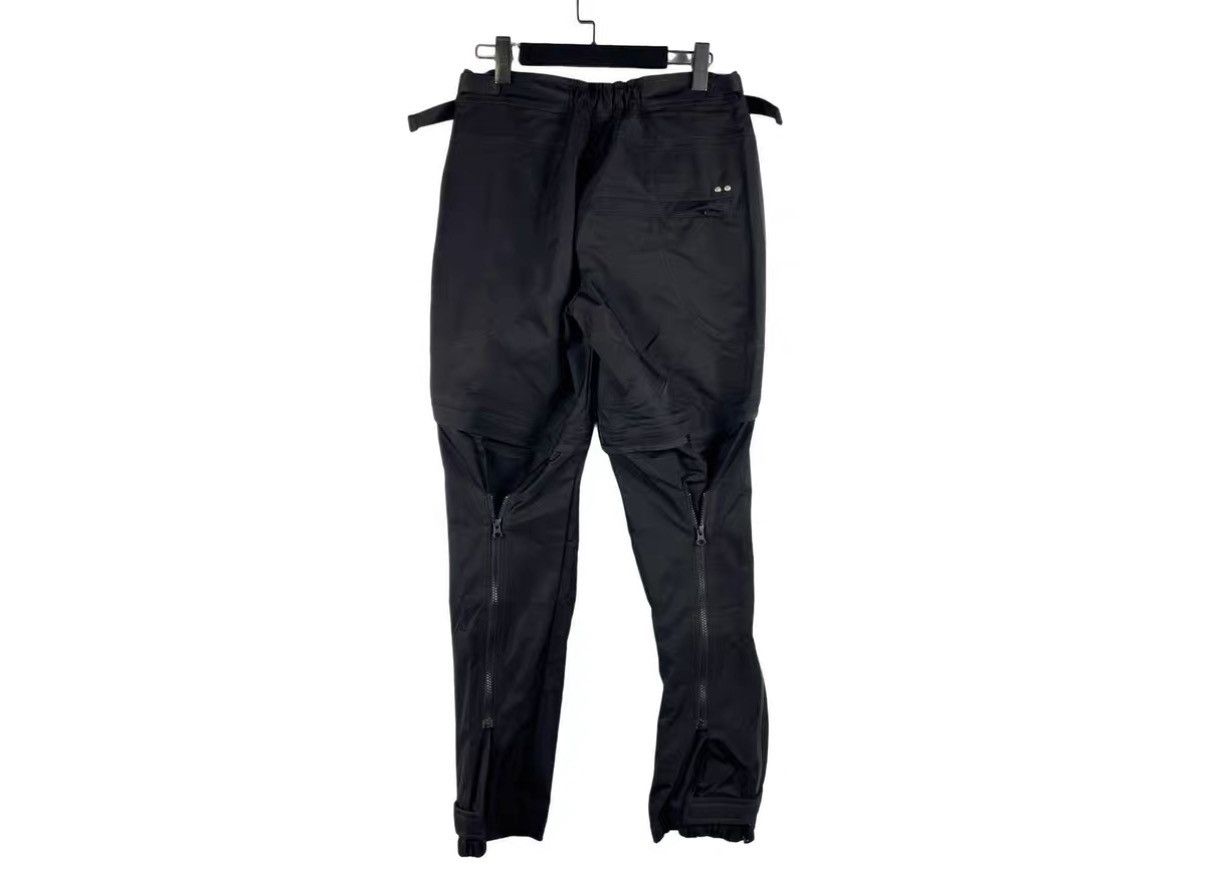 FAR FROM WHAT Far Archive Black Casual Cargo Pants with Leg Zippers J31 Size US 34 / EU 50 - 2 Thumbnail