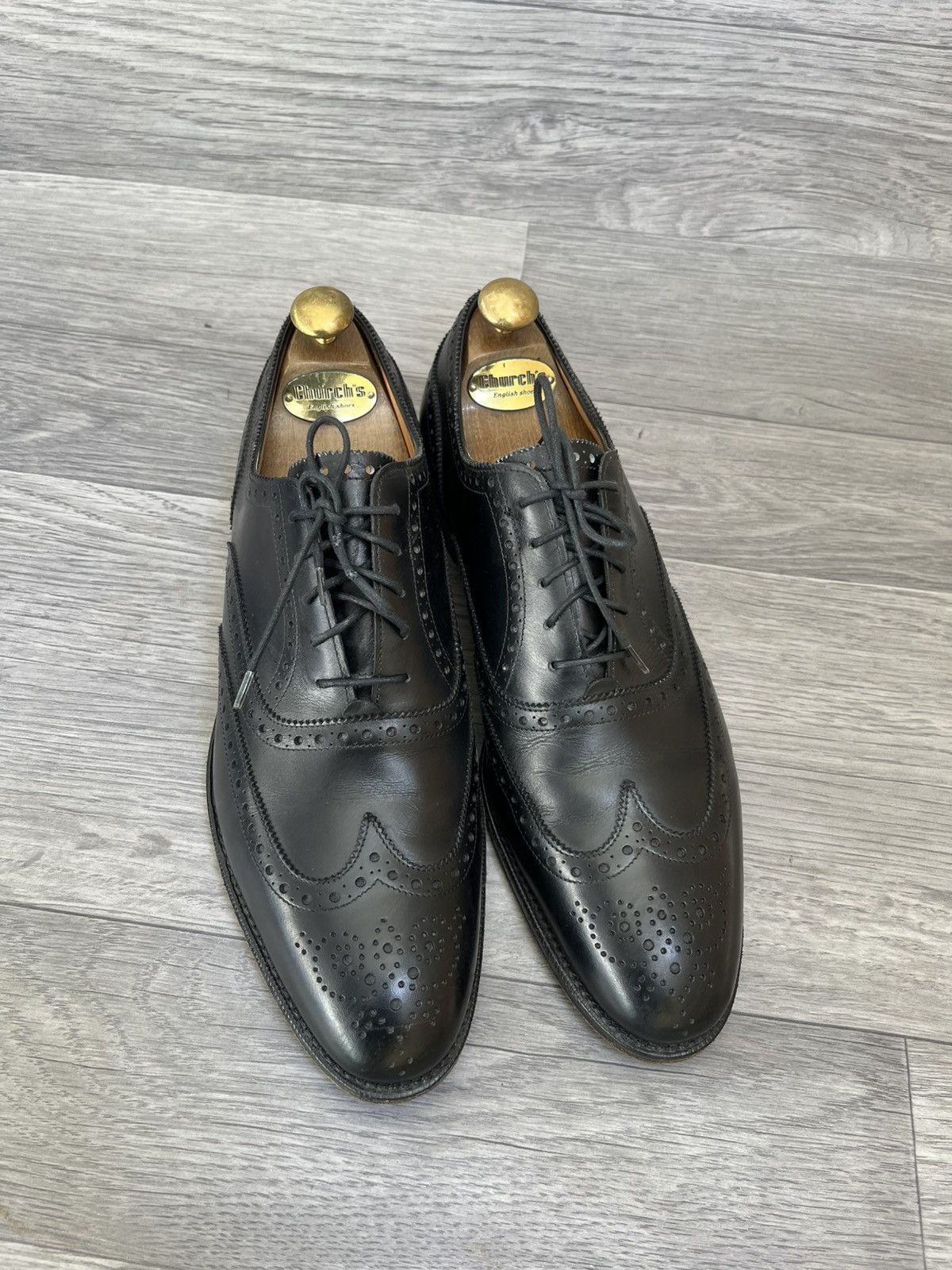 Edward Green Edward green oxford wingtip leather shoes sz 9 Size US 9 / EU 42 - 8 Thumbnail