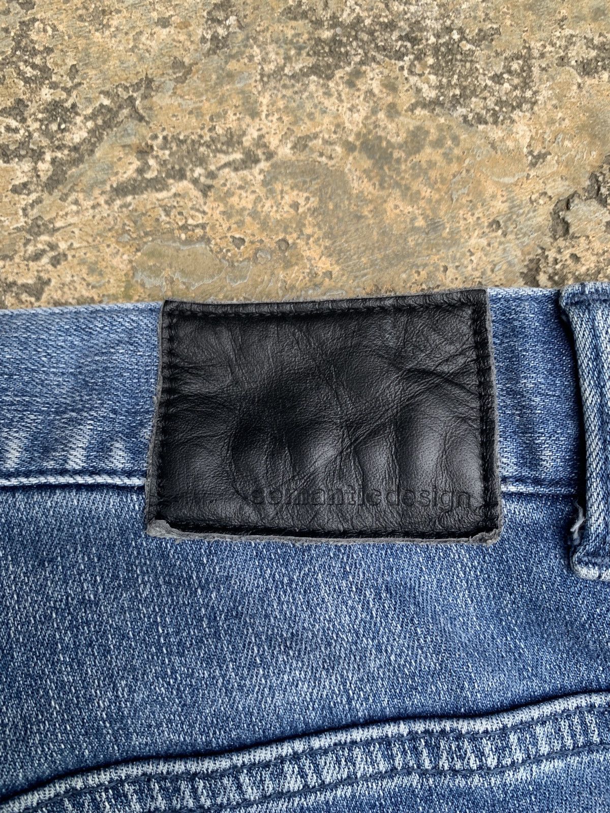 Beauty Beast × Japanese Brand × semanticdesign 2000s semanticdesign Japan Avant Garde Printed Jeans Pants Size 30" / US 8 / IT 44 - 5 Thumbnail