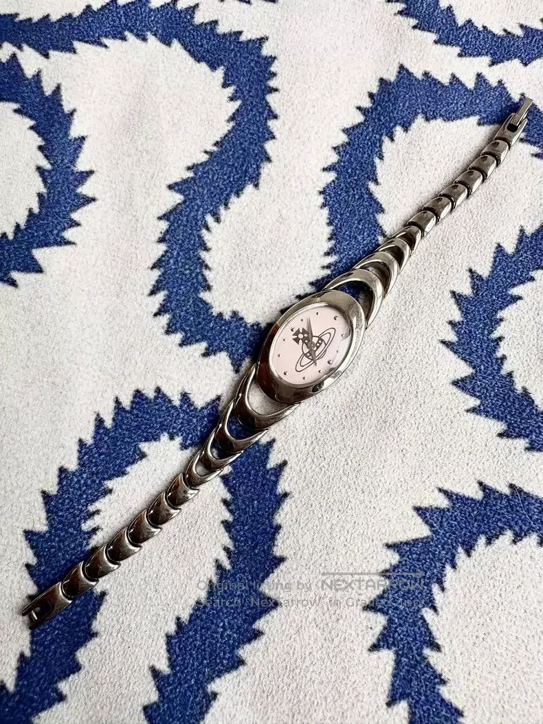 Vivienne Westwood Vivienne Westwood Pink Saturn Armor Watch Size ONE SIZE - 1 Thumbnail