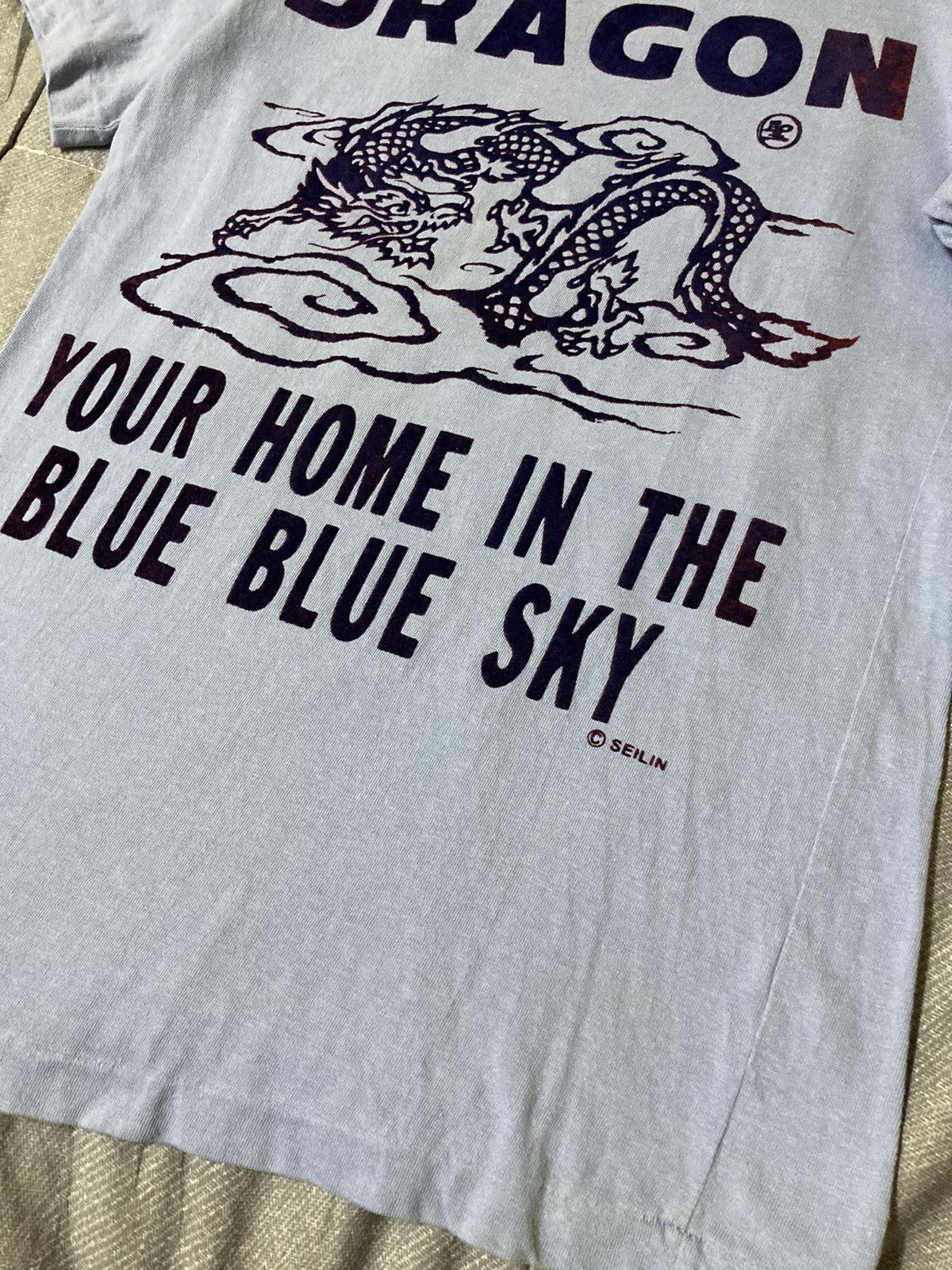 Blue Blue Japan × Japanese Brand × Vintage Vintage Blue Blue Japan Blue Dragon T-Shirt Size US S / EU 44-46 / 1 - 6 Thumbnail