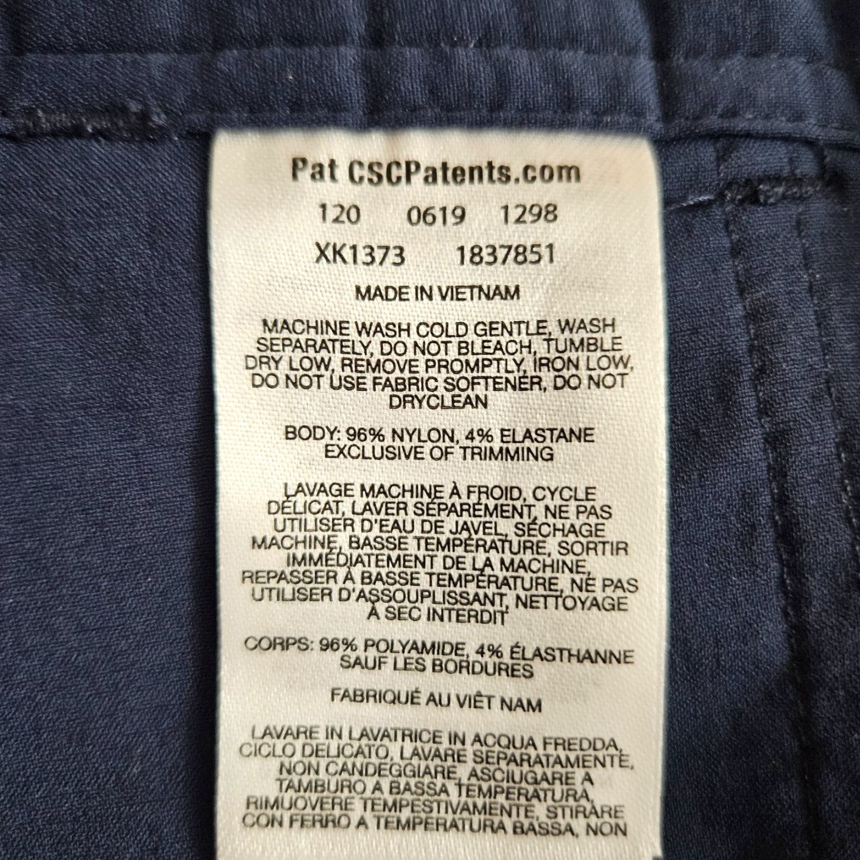 Vintage Columbia Womens Ultimate Break Wake Roll Up Pants Straight Leg Sz 12 Blue Casual Pant Size 34" / US 12 / IT 48 - 7 Thumbnail