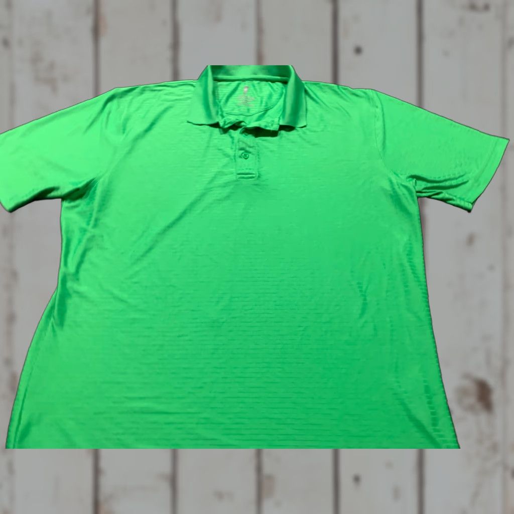 Vintage Fairway Outfitters performance 2XL polyester Golf shirt Green Size US XXL / EU 58 / 5 - 1 Thumbnail