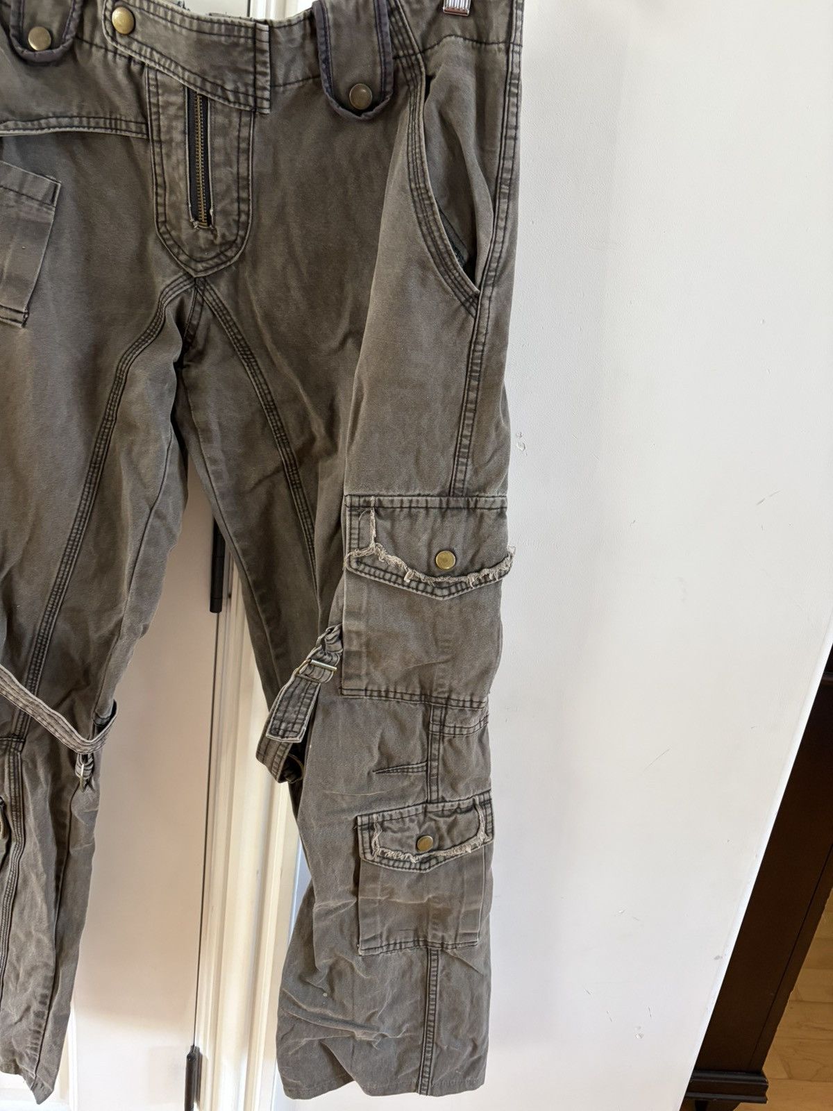 Japanese Brand N9 Bondage Cargo Pants Size US 31 - 5 Thumbnail