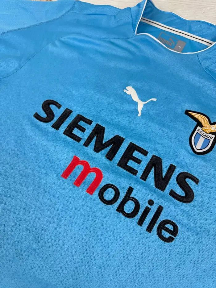 Puma Vintage Puma SS Lazio 2002 2003 Home Shirt Soccer Jersey Size US M / EU 48-50 / 2 - 6 Thumbnail