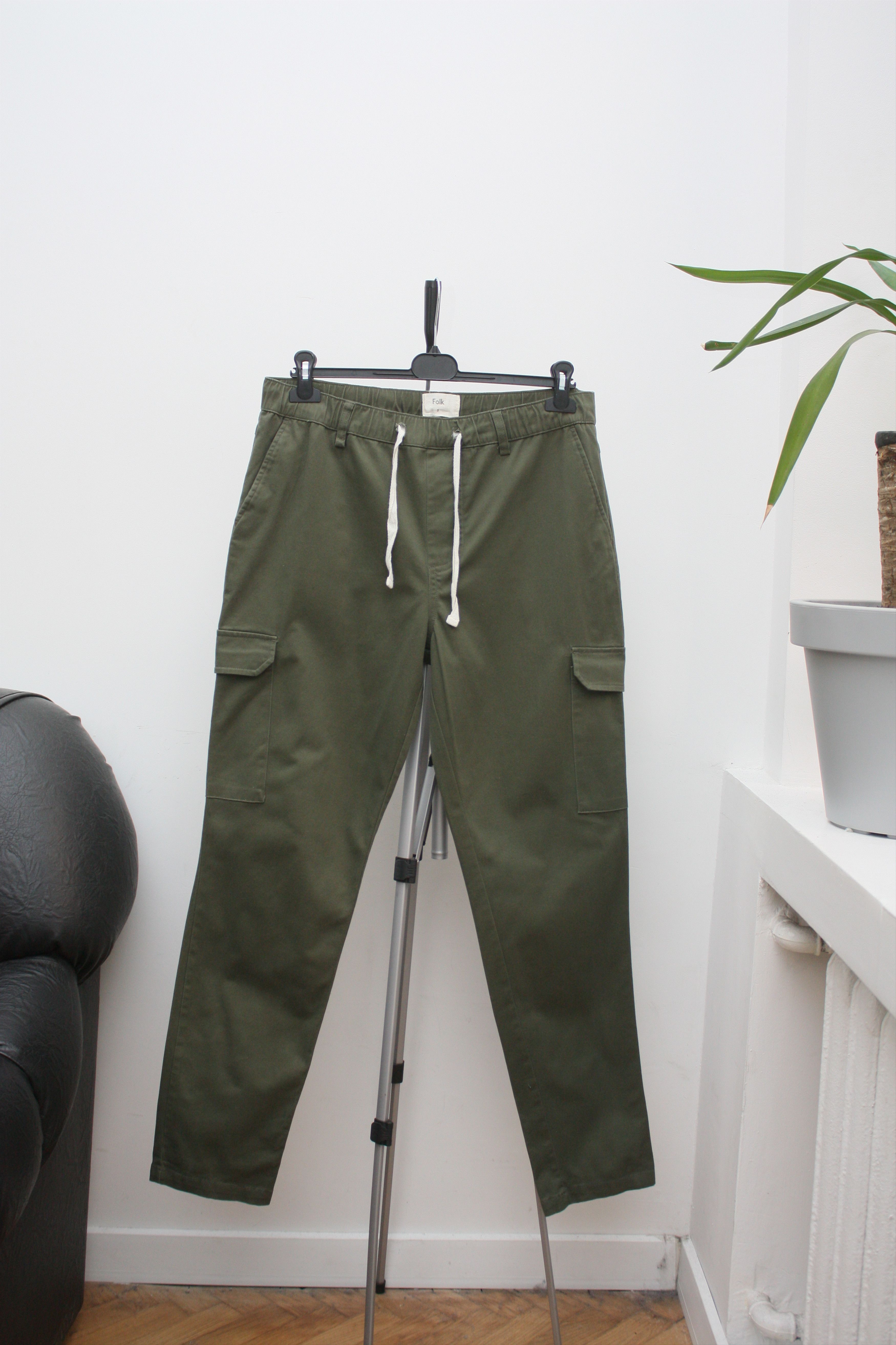 Folk Folk Green Cargo Pant Men's 3 Size US 32 / EU 48 - 2 Thumbnail