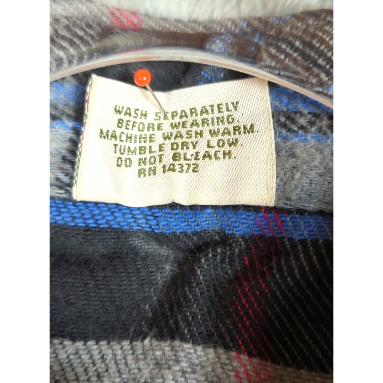 Vintage VINTAGE Five Brother Flannel Button Up Shirt Cotton LT Tall Gray Plaid 80s USA Cabincore Lumberjack Camp Button-Up Pocketed Long Sleeve Regular Mens Size US L / EU 52-54 / 3 - 6 Thumbnail
