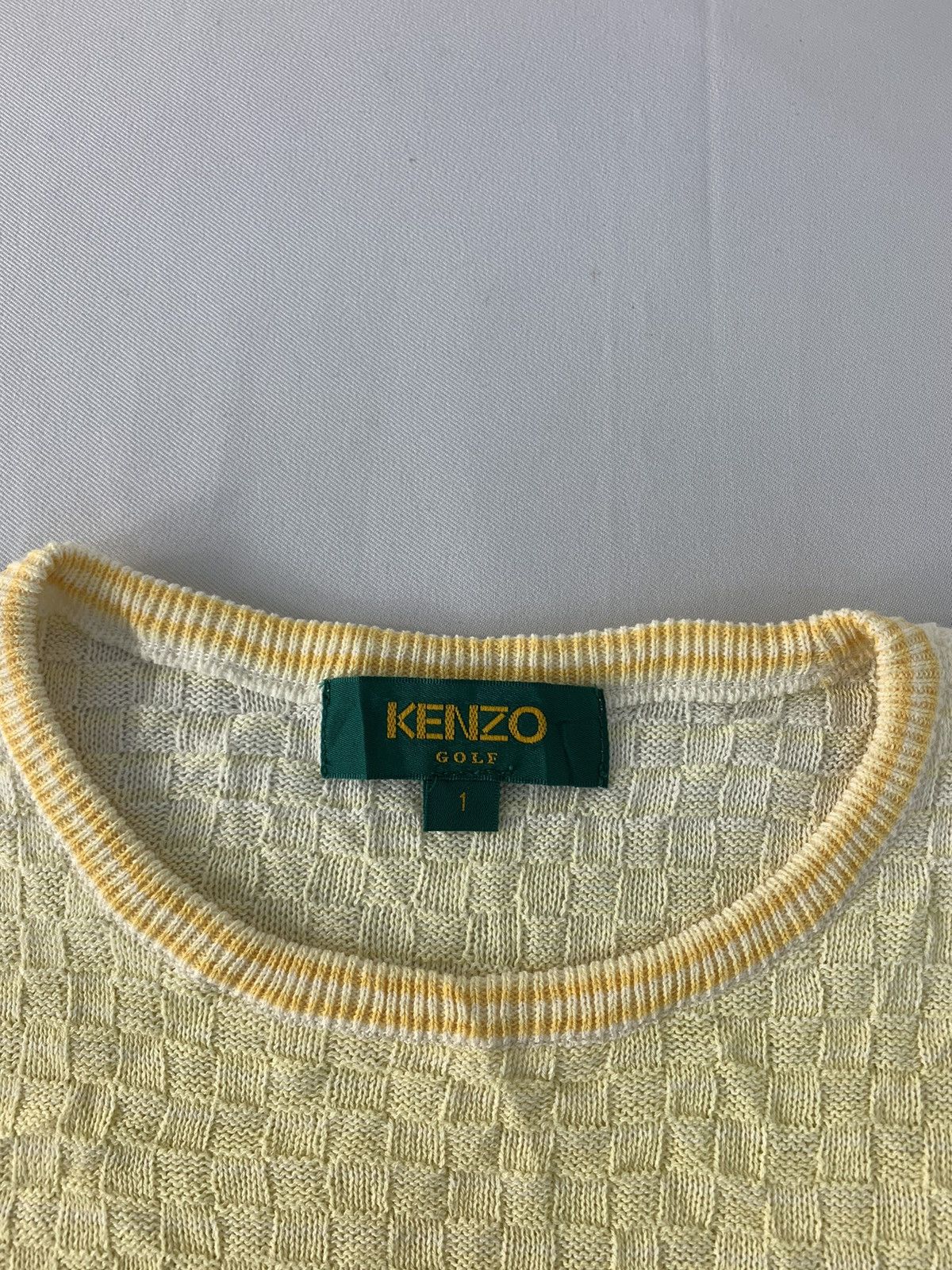 Kenzo 90s Kenzo Golf Knit Multicolour Tee T-shirt Girl Youth Wear Size US S / EU 44-46 / 1 - 4 Thumbnail