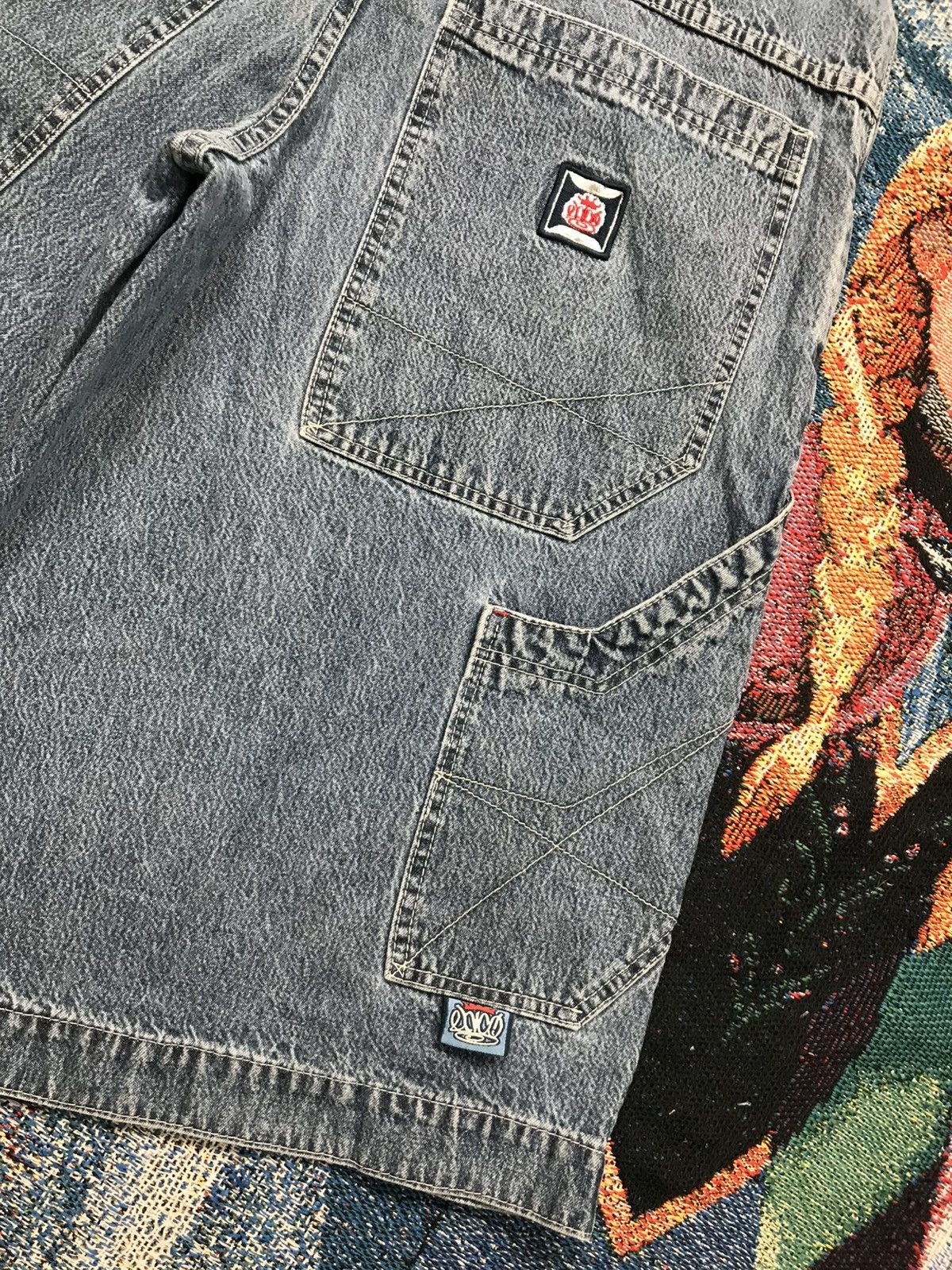 JNCO Vintage junco big pocket graffiti Jort Size US 38 / EU 54 - 12 Thumbnail