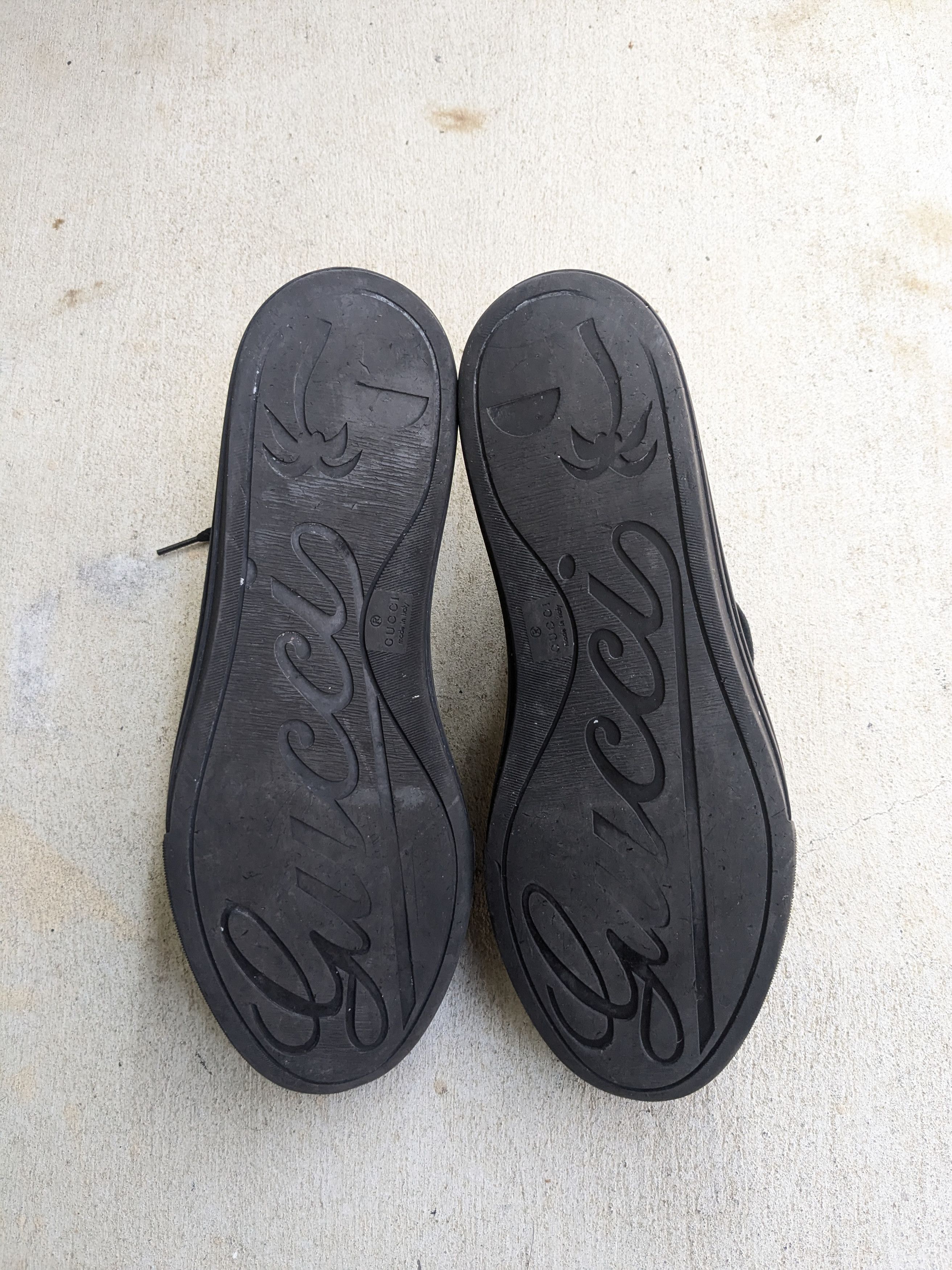 Gucci Gucci Guccissima Sneakers 10.5 Black Monogram Leather Size US 10.5 / EU 43-44 - 13 Thumbnail