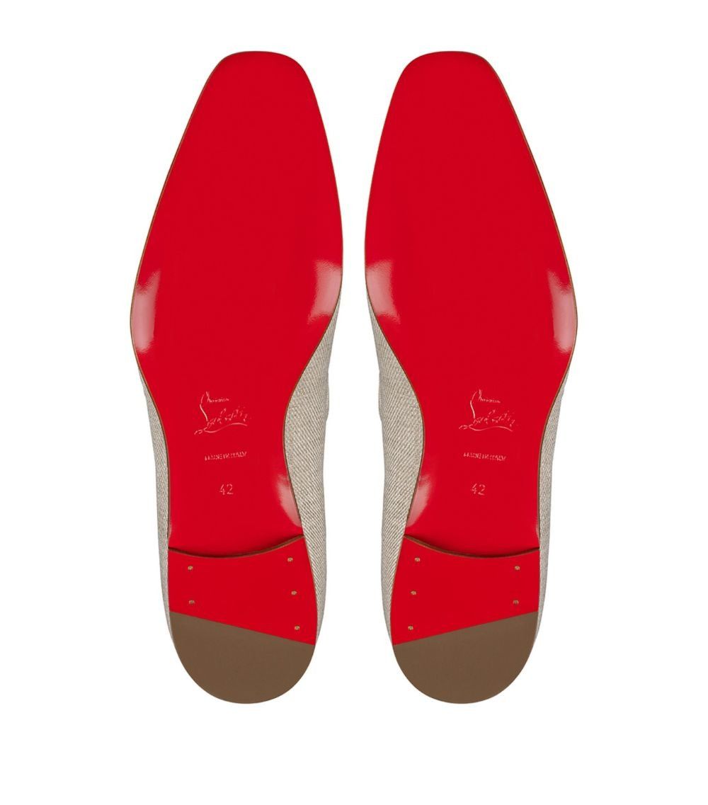 Christian Louboutin o1w1db10725 Loafers in White Size US 13 / EU 46 - 4 Thumbnail