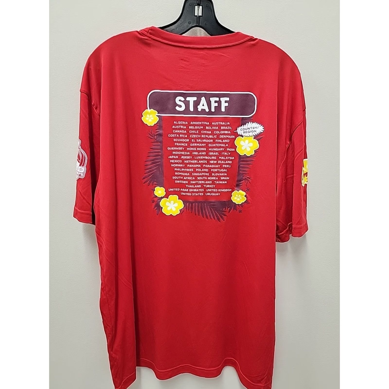 Vintage POKEMON STAFF T-SHIRT World Championship 2024 Honolulu Mens XL Graphic Print Red Anime Pikachu T-Shirt Kid/Adult? Size US XL / EU 56 / 4 - 6 Thumbnail