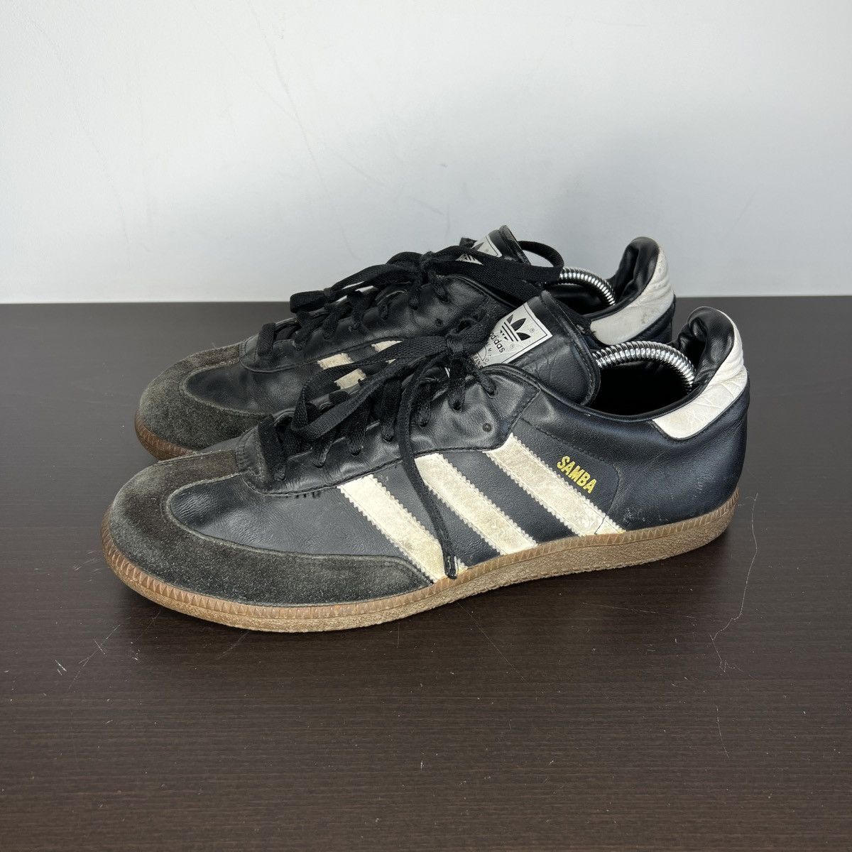 Adidas × Vintage Vintage Adidas Samba OG Black 2006 Trainers Shoes Y2K Size US 10.5 / EU 43-44 - 1 Thumbnail