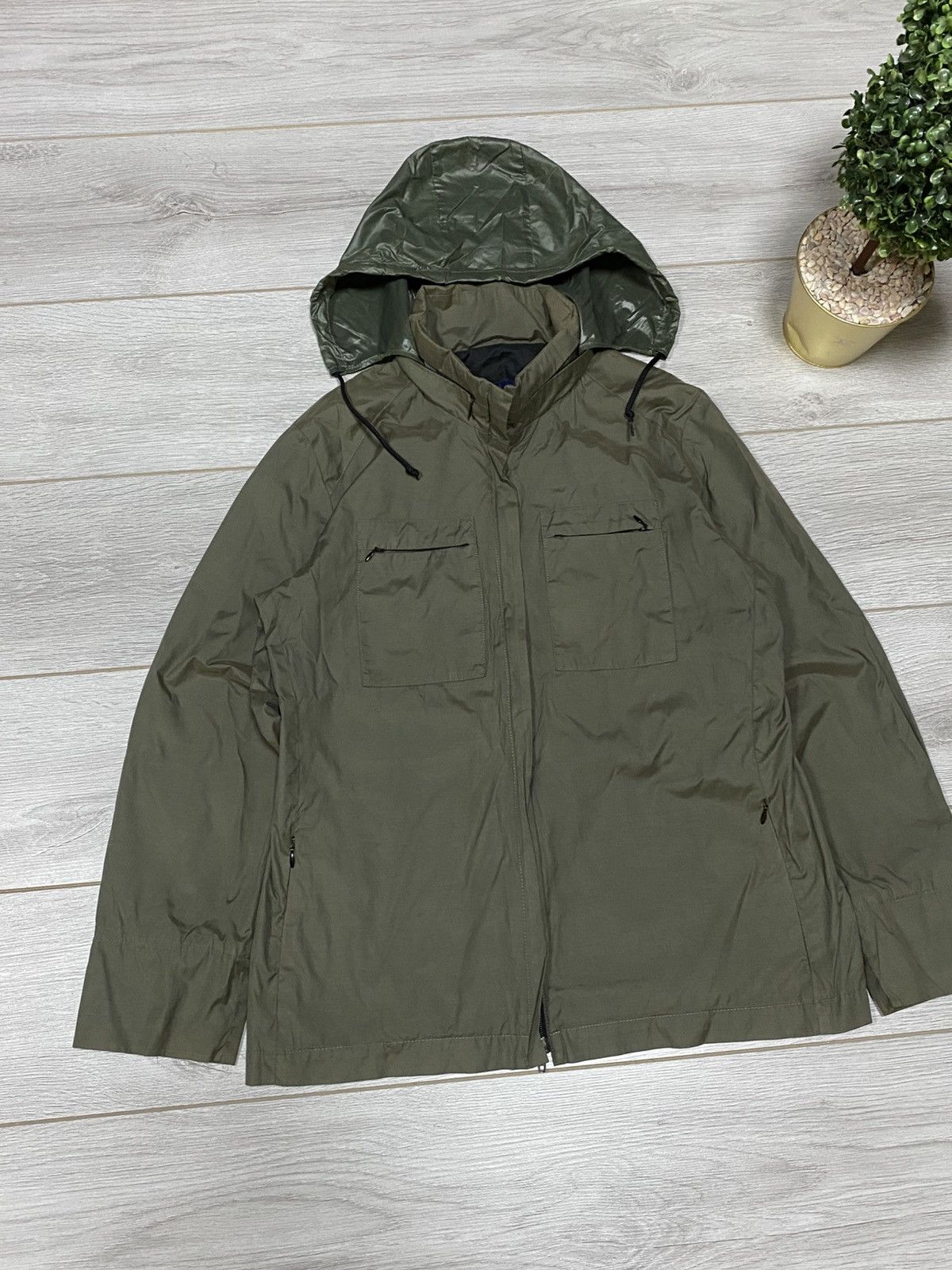 Moncler Moncler vintage nylon hoodie zip jacket RARE Size US M / EU 48-50 / 2 - 4 Thumbnail