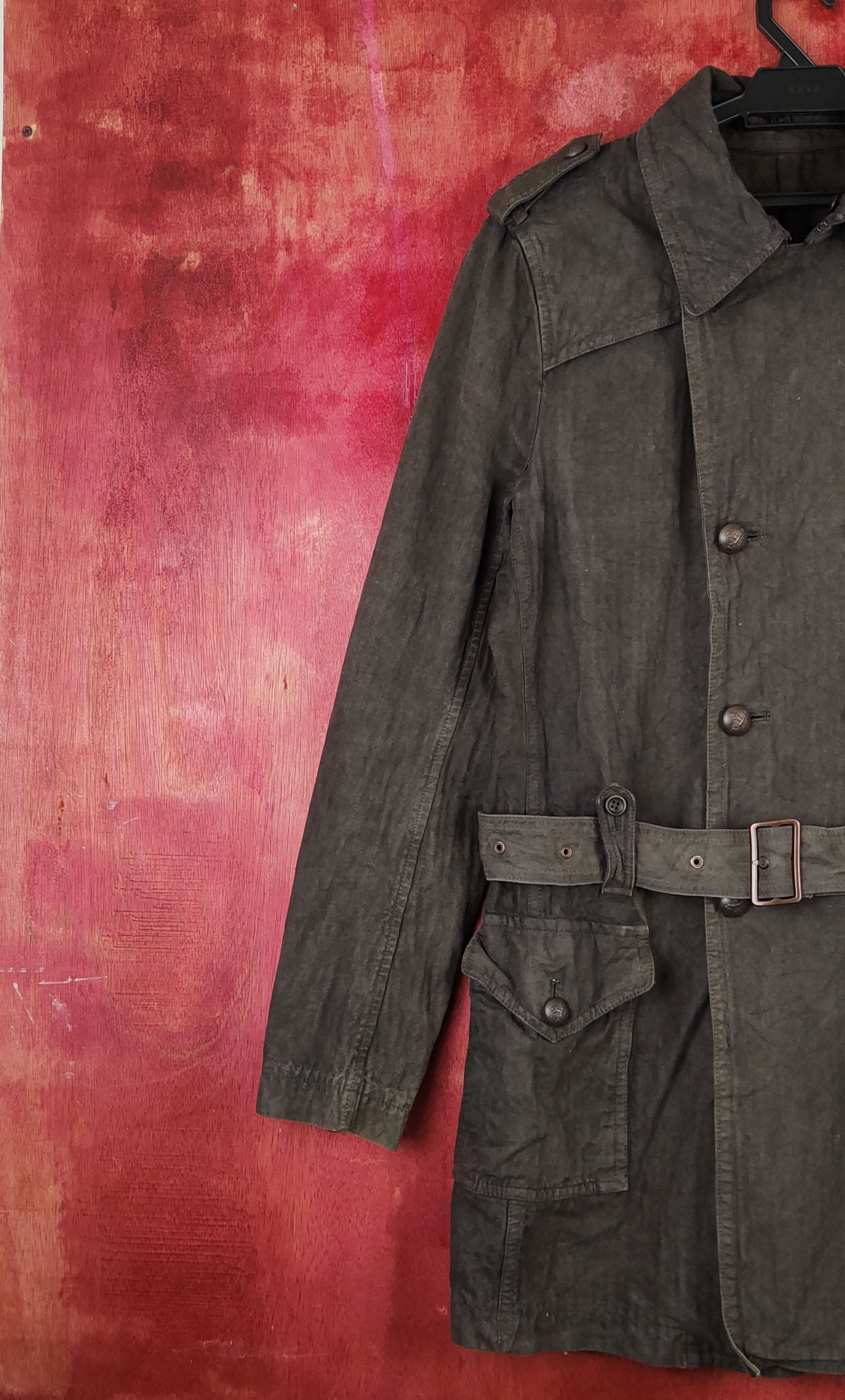 Japanese Brand Haib japan multipocket Dark Brown parka Coat jacket #S1329 Size US M / EU 48-50 / 2 - 6 Thumbnail
