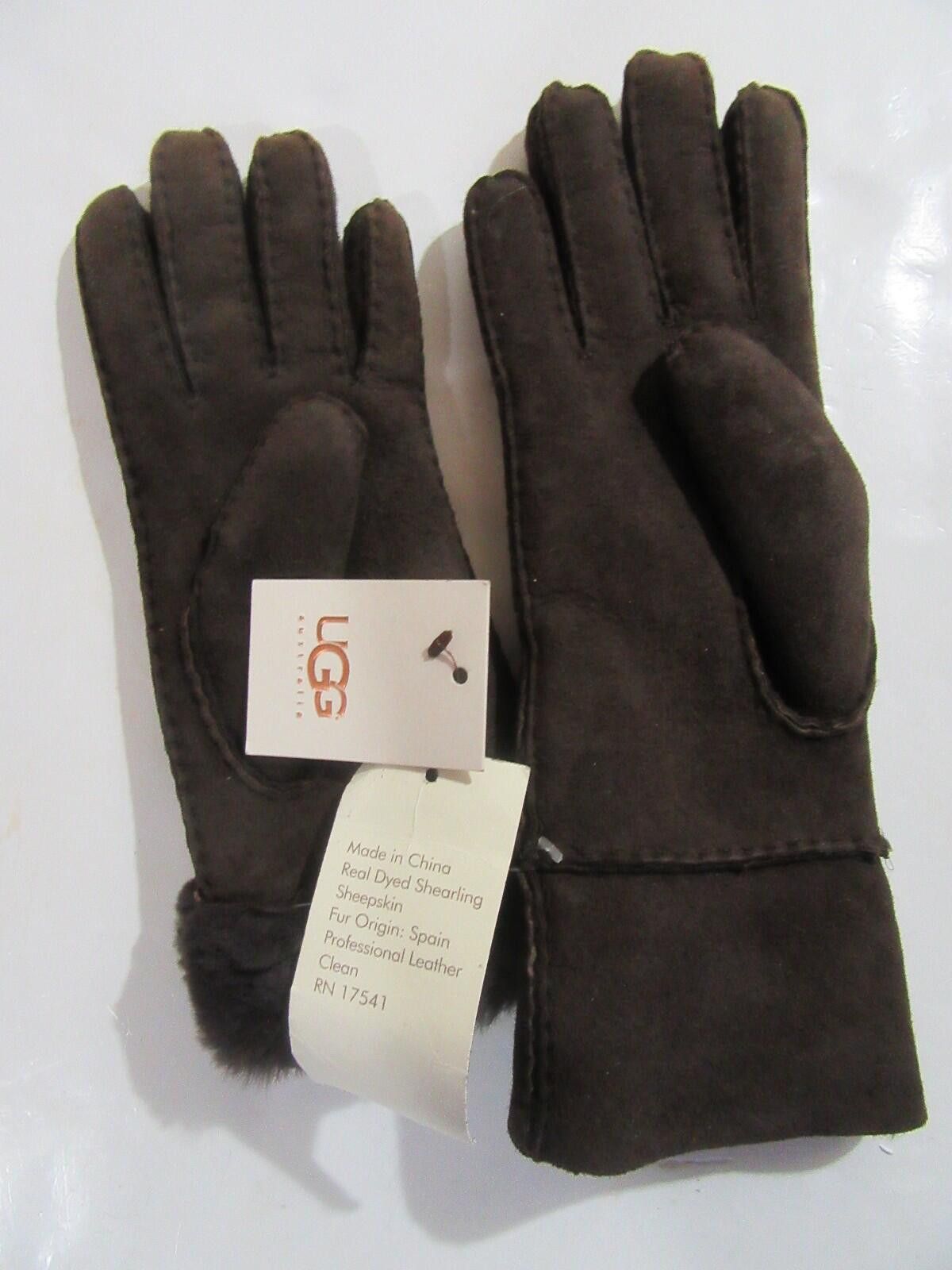 Other UGG Womens Leather and Shearling Sheepskin Cuff Gloves M Size ONE SIZE - 7 Thumbnail
