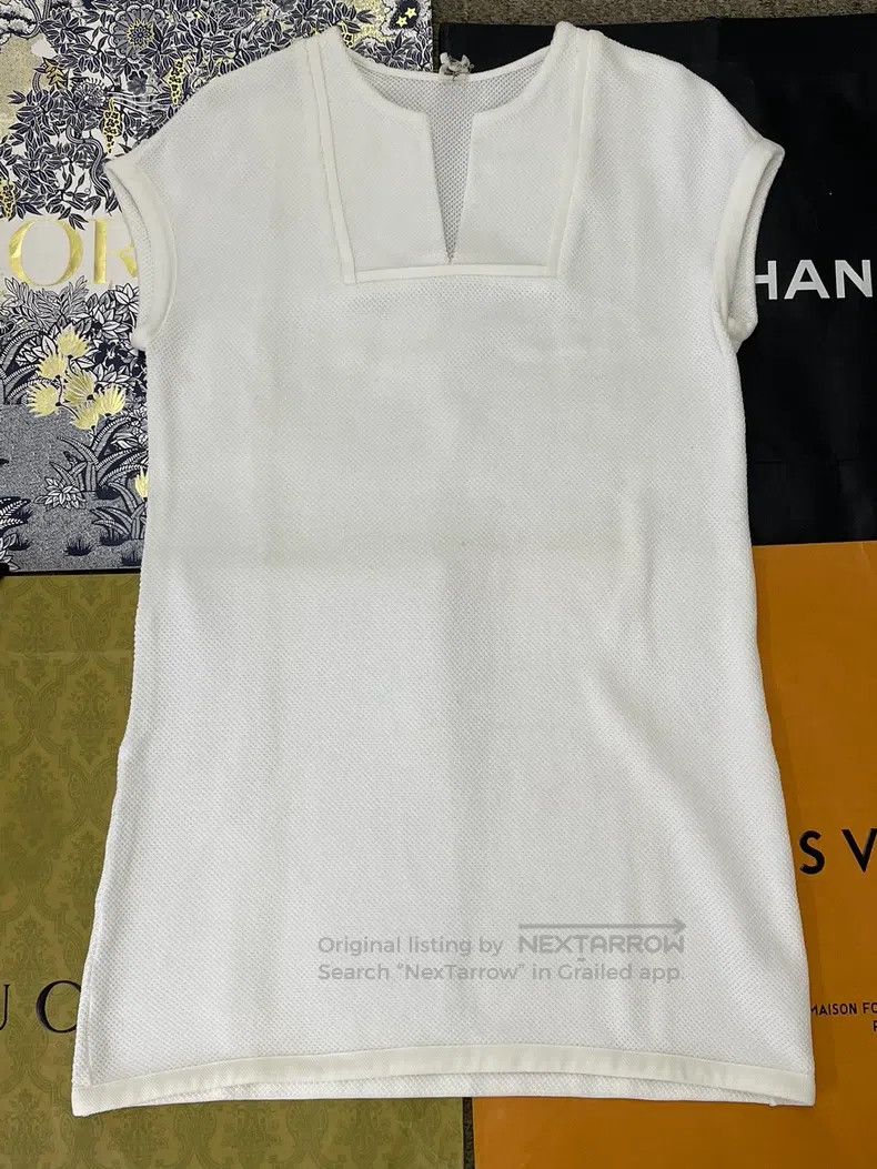 Hermes Hermes White Sleeveless Dress Size XS / US 0-2 / IT 36-38 - 1 Thumbnail