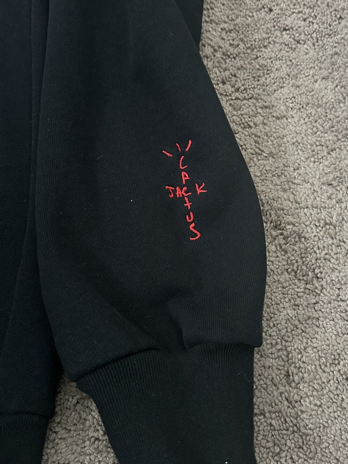 Travis Scott RARE Travis Scott Blackout Hoodie Size US L / EU 52-54 / 3 - 2 Thumbnail