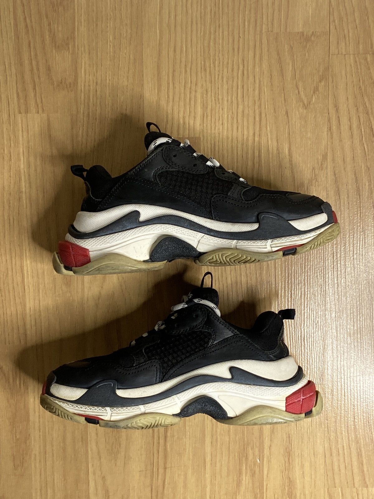 Balenciaga Balenciaga Triple S Sneaker “Black Red” Size US 7 / IT 37 - 2 Thumbnail