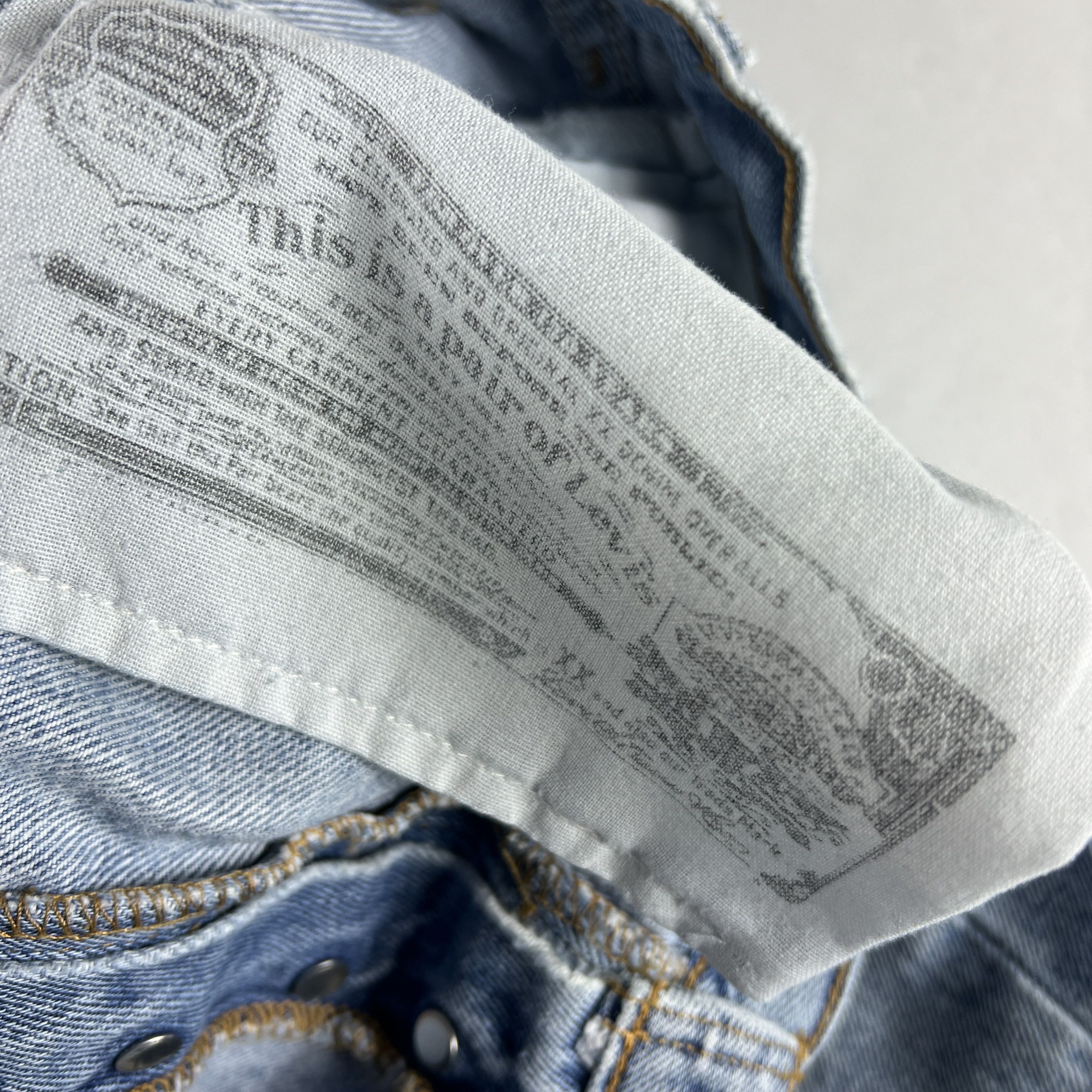 Levi's × Vintage Y2K Levi's Jeans 501 XX Original Straight Blue Faded Denim Size US 34 / EU 50 - 12 Thumbnail