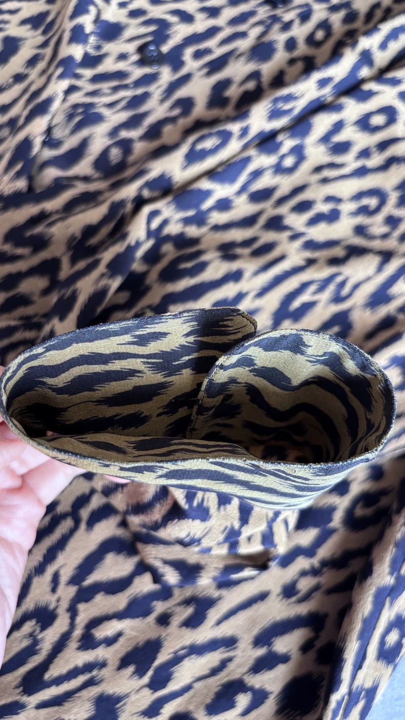 Saint Laurent Paris Saint Laurent Paris size 39 21SS Leopard Shirt Size US M / EU 48-50 / 2 - 6 Thumbnail
