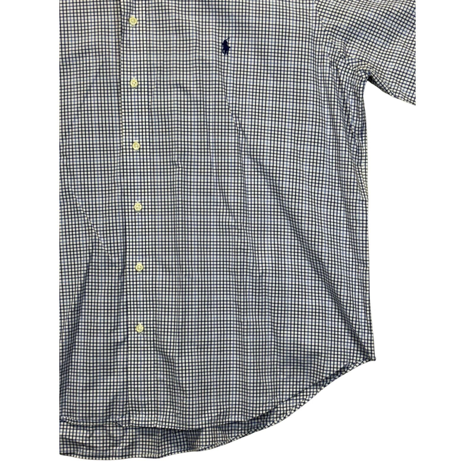Polo Ralph Lauren Ralph Lauren Men’s 2XB Blue Plaid Short Sleeve Button Down Size US XXL / EU 58 / 5 - 12 Thumbnail