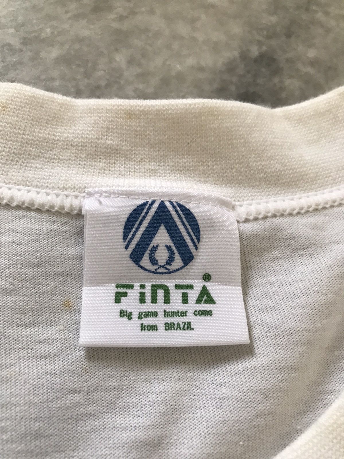 Vintage Vintage Finta World wide Brazil T-Shirt Size US L / EU 52-54 / 3 - 3 Thumbnail