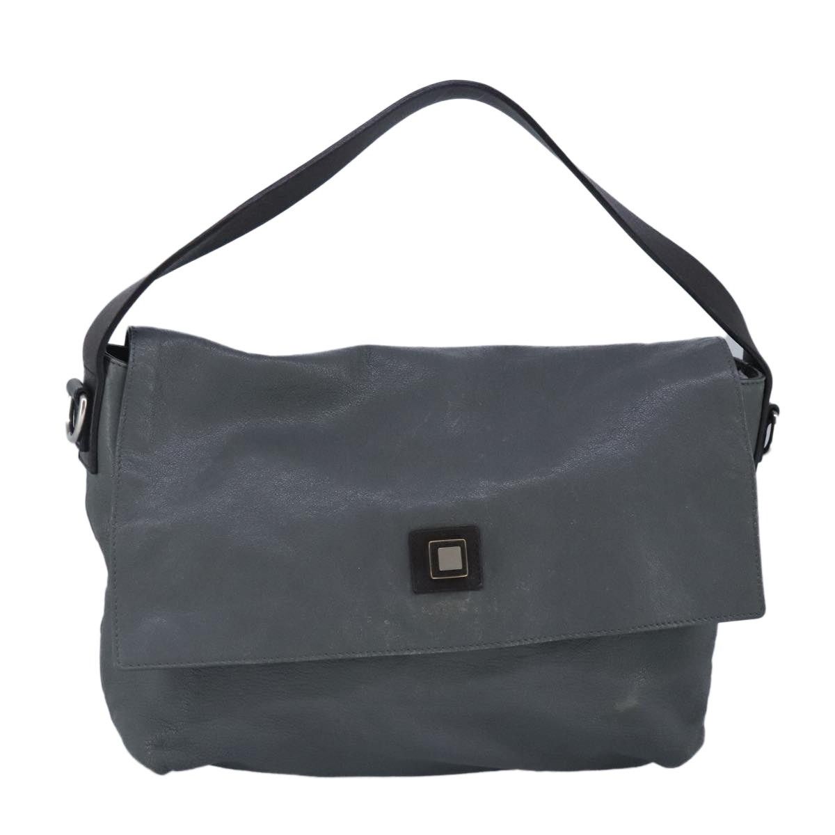Celine CELINE Shoulder Bag Leather Gray Size ONE SIZE - 13 Thumbnail