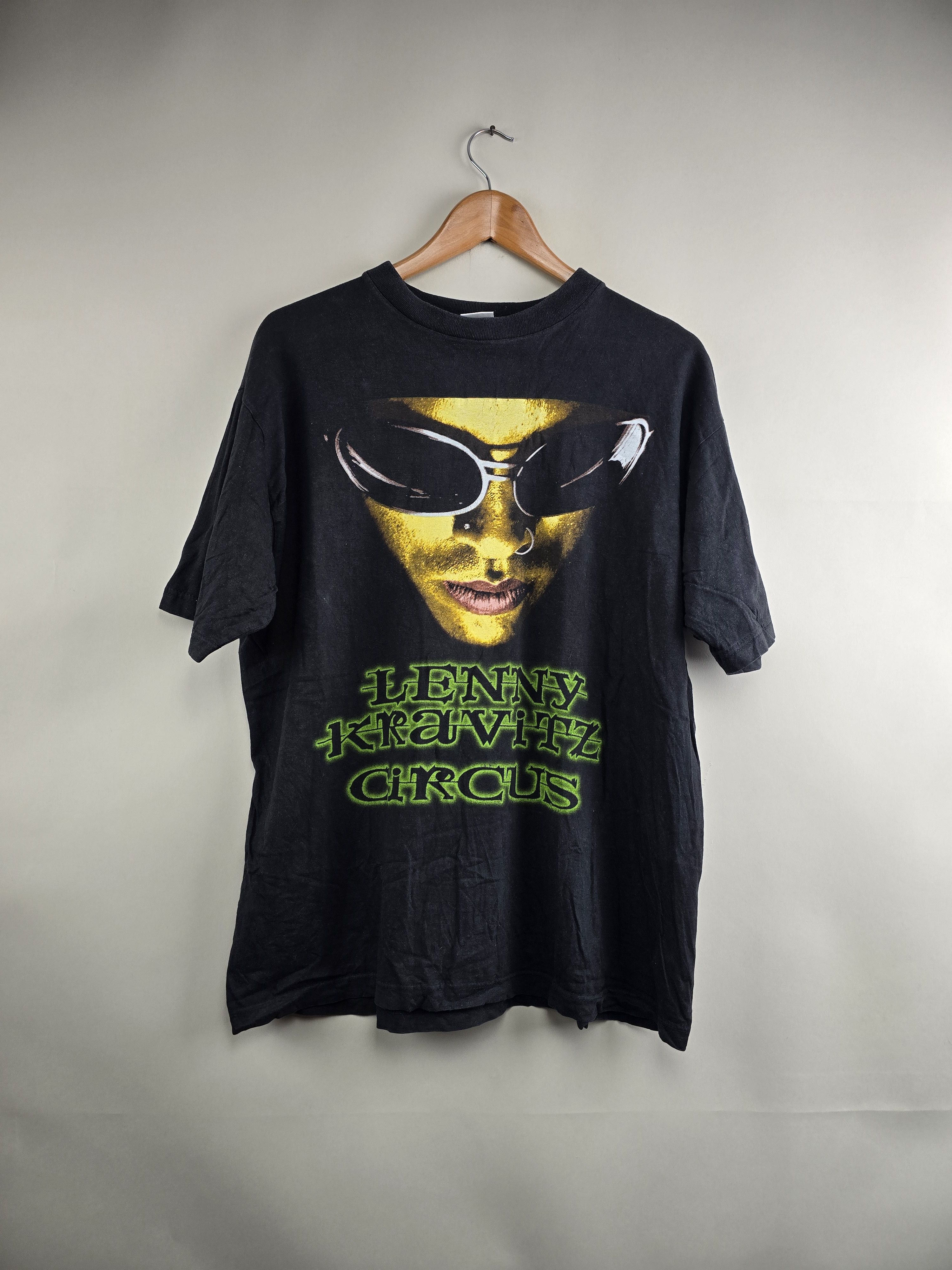 Band Tees × Vintage 1996 Lenny Kravitz Circus XL 22.5" 28" Size US XL / EU 56 / 4 - 6 Thumbnail