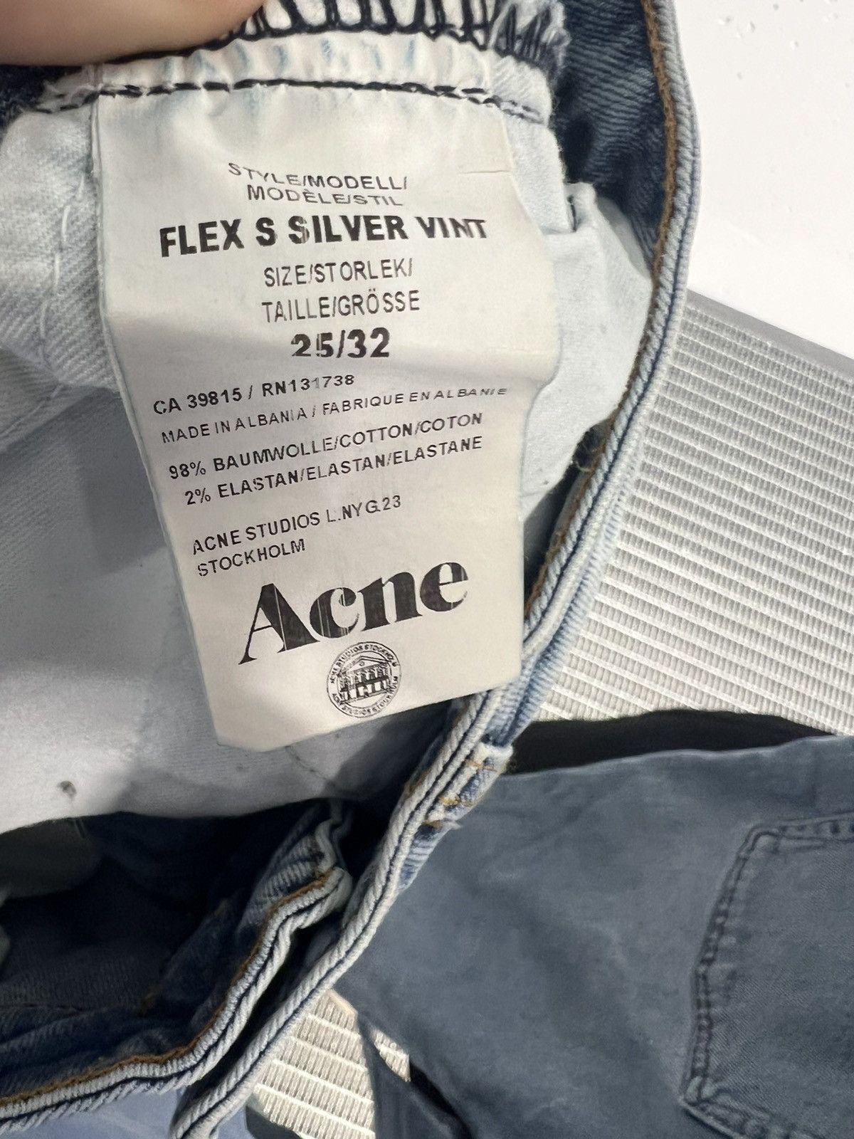 Acne Studios Acne Studios Flex Slim Jeans Size 25" / US 0 / IT 36 - 4 Thumbnail