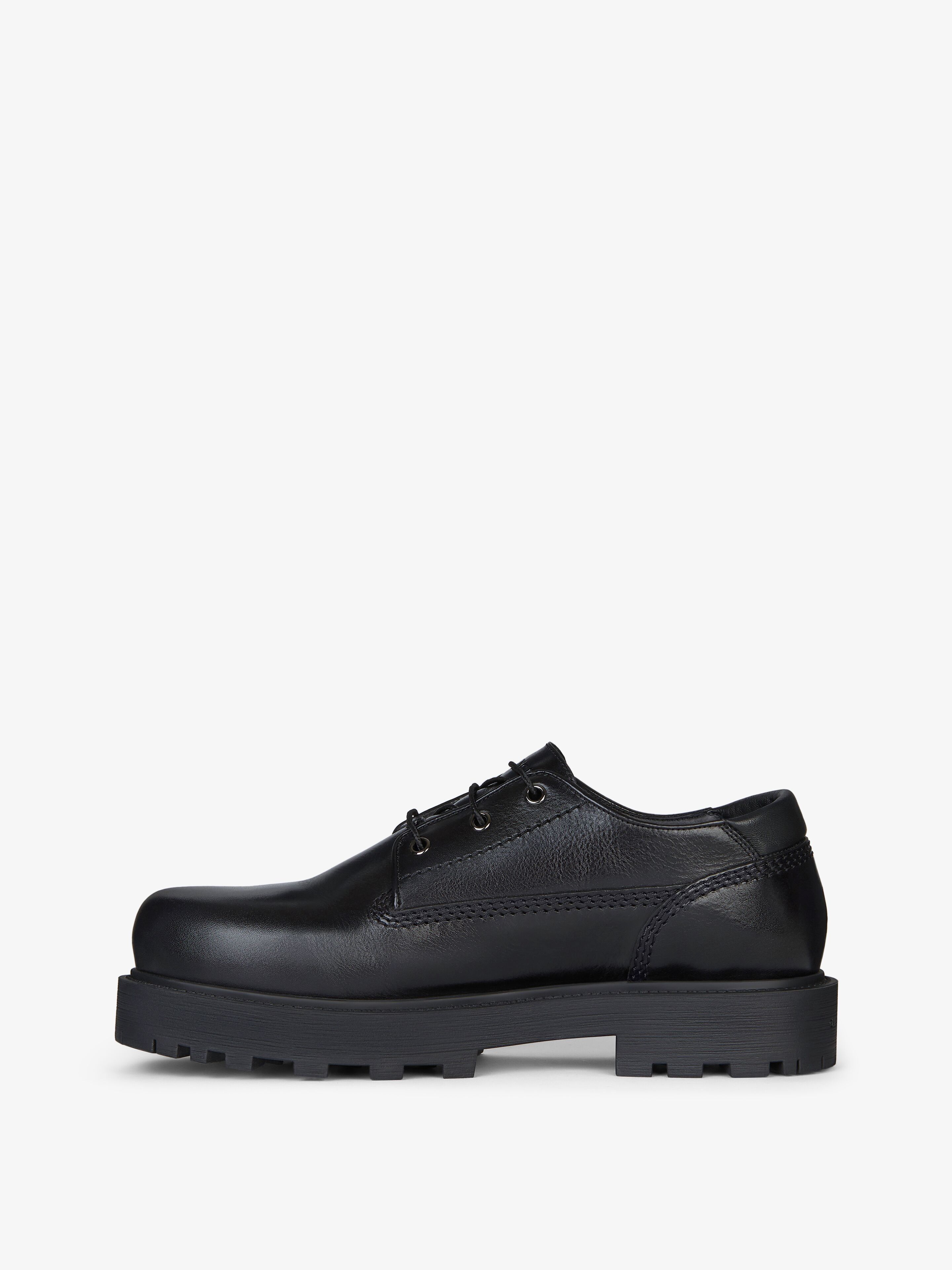 Givenchy o1w1db10925 Storm Derby Shoes in Black Size US 10 / EU 43 - 3 Thumbnail