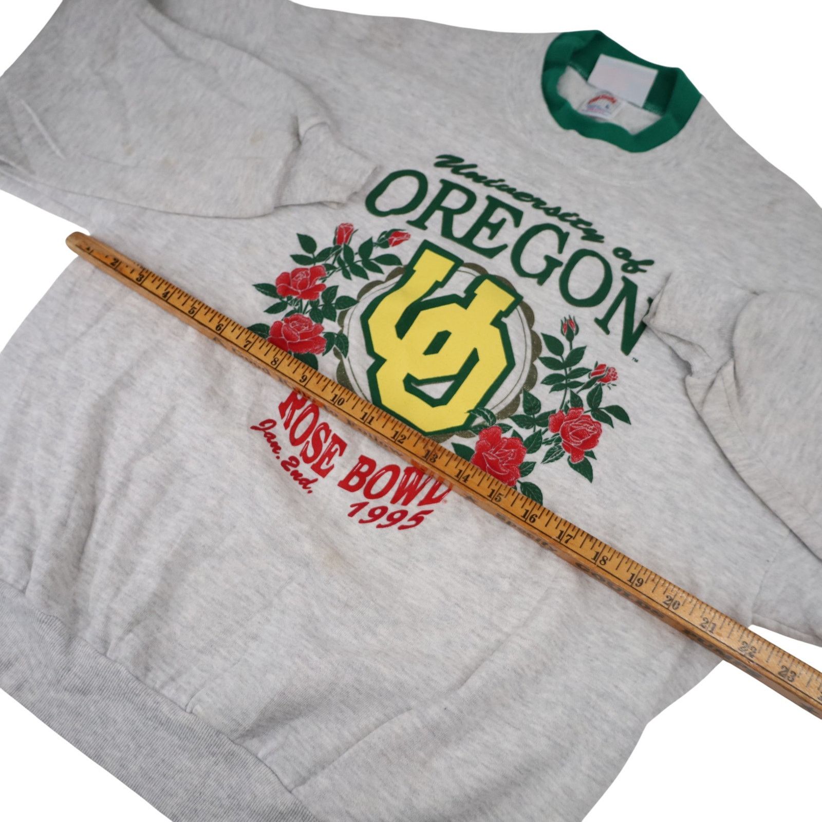 NCAA × Vintage VTG 1995 University of Oregon Rose Bowl Graphic Sweatshirt Size US L / EU 52-54 / 3 - 8 Thumbnail