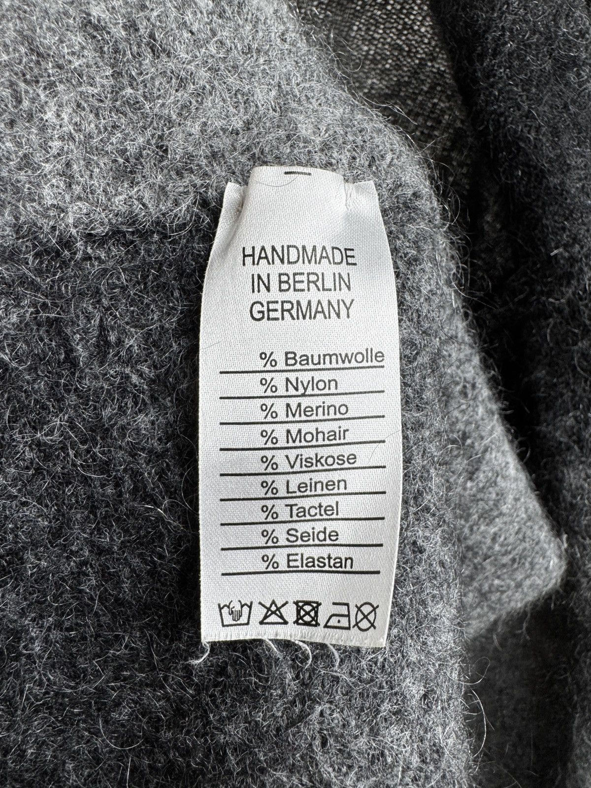 Designer Esmeralda grey lightweight sweater cardigan Germany made S/M Size S / US 4 / IT 40 - 10 Thumbnail