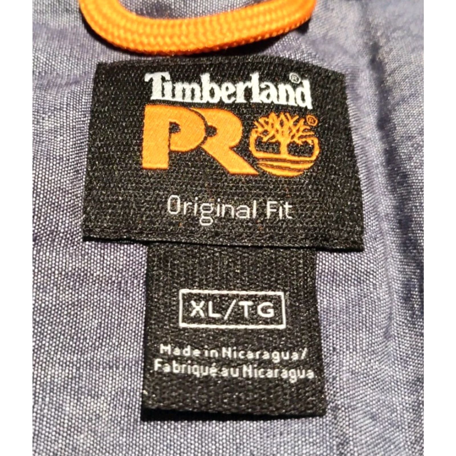 Timberland Timberland Pro Gray Flannel Work Shirt Mens XL Long Sleeve Button-Up Classic Fit Size US XL / EU 56 / 4 - 7 Thumbnail