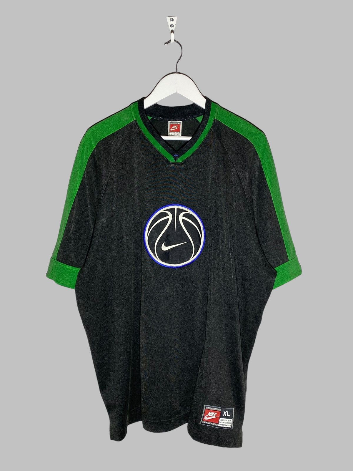 Nike 🔥 Y2K NIKE HOOPS VINTAGE JERSEY STREETBALL MESH VIBES Size US XL / EU 56 / 4 - 1 Thumbnail