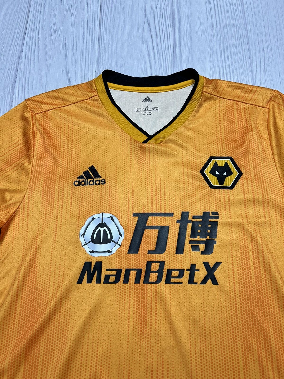 Adidas Payne 9 Wolverhampton 2019/20 Adidas Soccer Jersey Size L Size US L / EU 52-54 / 3 - 4 Thumbnail