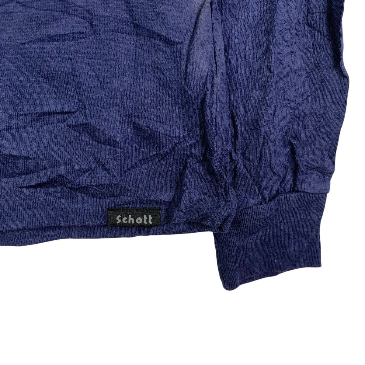 Schott Schott NYC Perfecto LS Shirt Navy Vintage Style Graphic Size US M / EU 48-50 / 2 - 5 Thumbnail