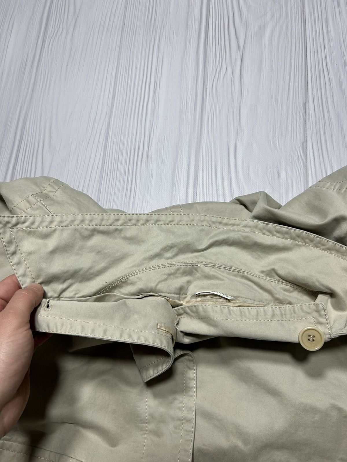 Max Mara × Vintage Rare Max Mara Trench Coat Size 10 Size L / US 10 / IT 46 - 16 Thumbnail