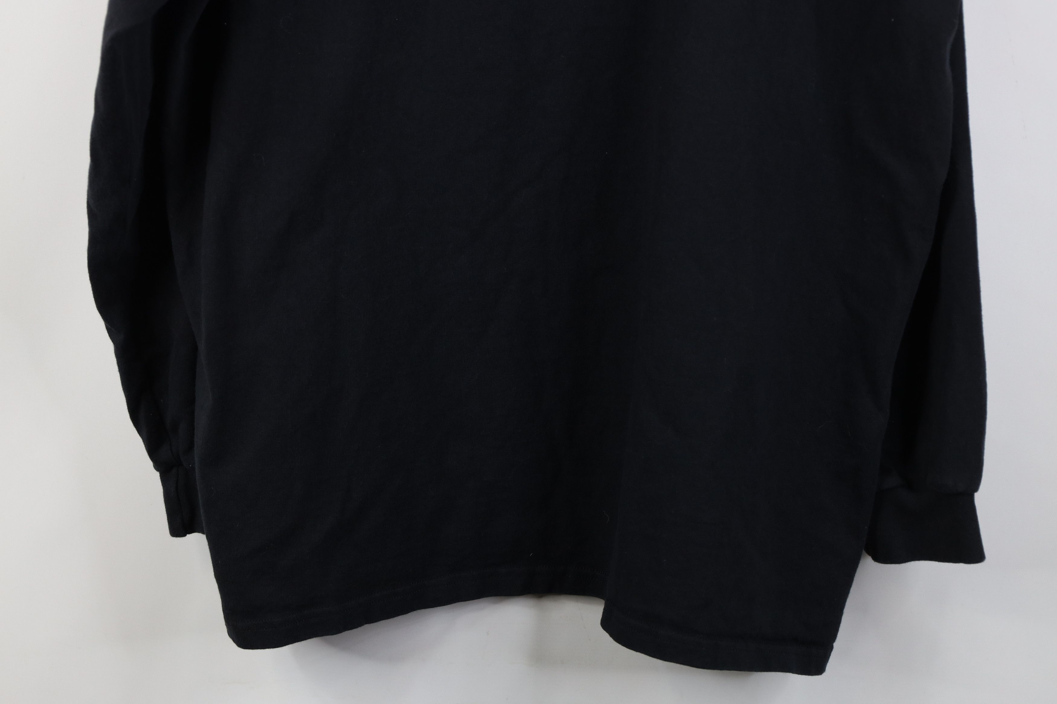 Nike Vintage Nike Mini Swoosh Mock Neck Long Sleeve T-Shirt Black Size US XXL / EU 58 / 5 - 14 Thumbnail